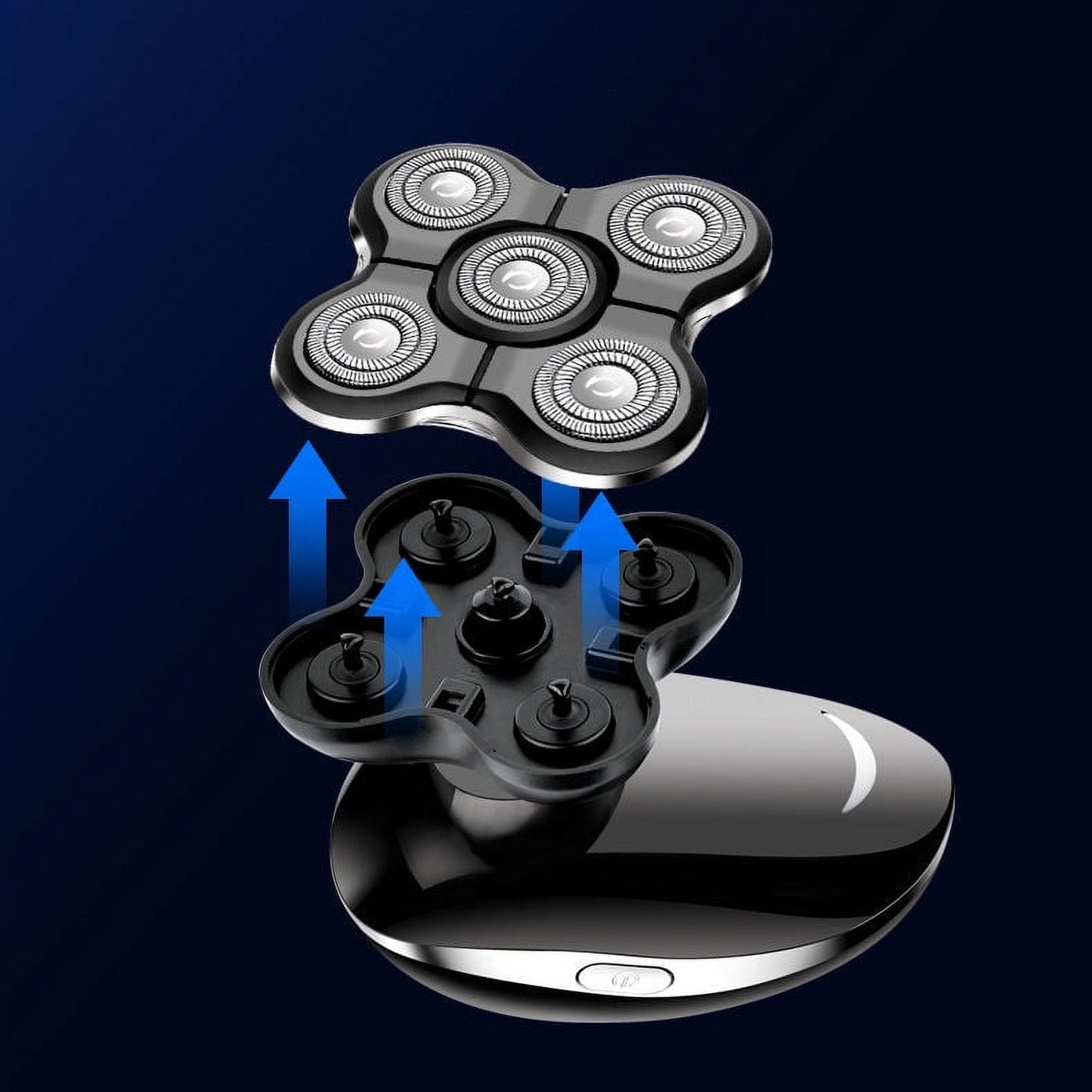 Waterproof Electric Head Shaver