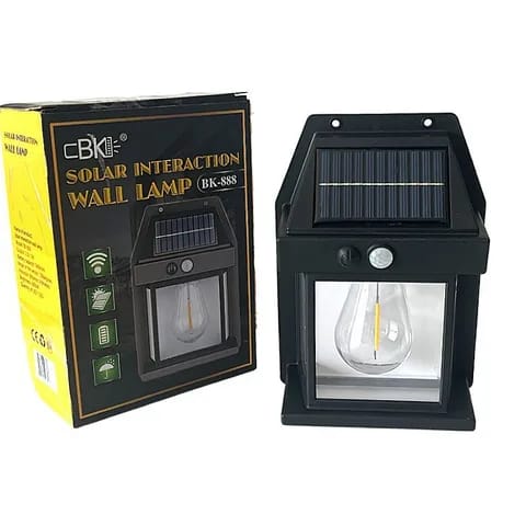 Wholesale Outdoor solar sensor tungsten warm light wall light Villa garden waterproof wall lamp